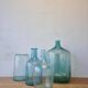 Bouteilles et vases en verre vintage