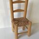 Chaise miniature pour poupée