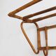 1960s Czechoslovak Rattan Wall Coat & Hat Rack, ÚLUV