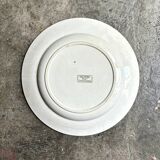 Round Sarreguemines dish in iron clay, "Palmyre" service