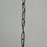 Italian chandelier by MAZZEGA in metal, wood and Murano glass 1970