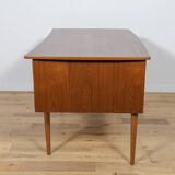 Mid-Century Freestanding Teak Desk, 1960s
