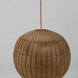 Mid-century wooden veneer pendant, uluv, 1960s