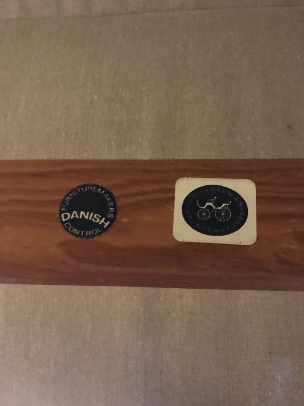 Armchair and footrest Scandinavian