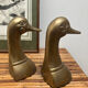 Serre-livres Canards en laiton