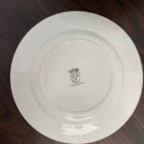 Set of 11 mismatched Terre de Fer plates