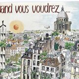 Poster of ecologist candidates René DUMONT / Brice LALONDE with Friends of the Earth in Paris 1976