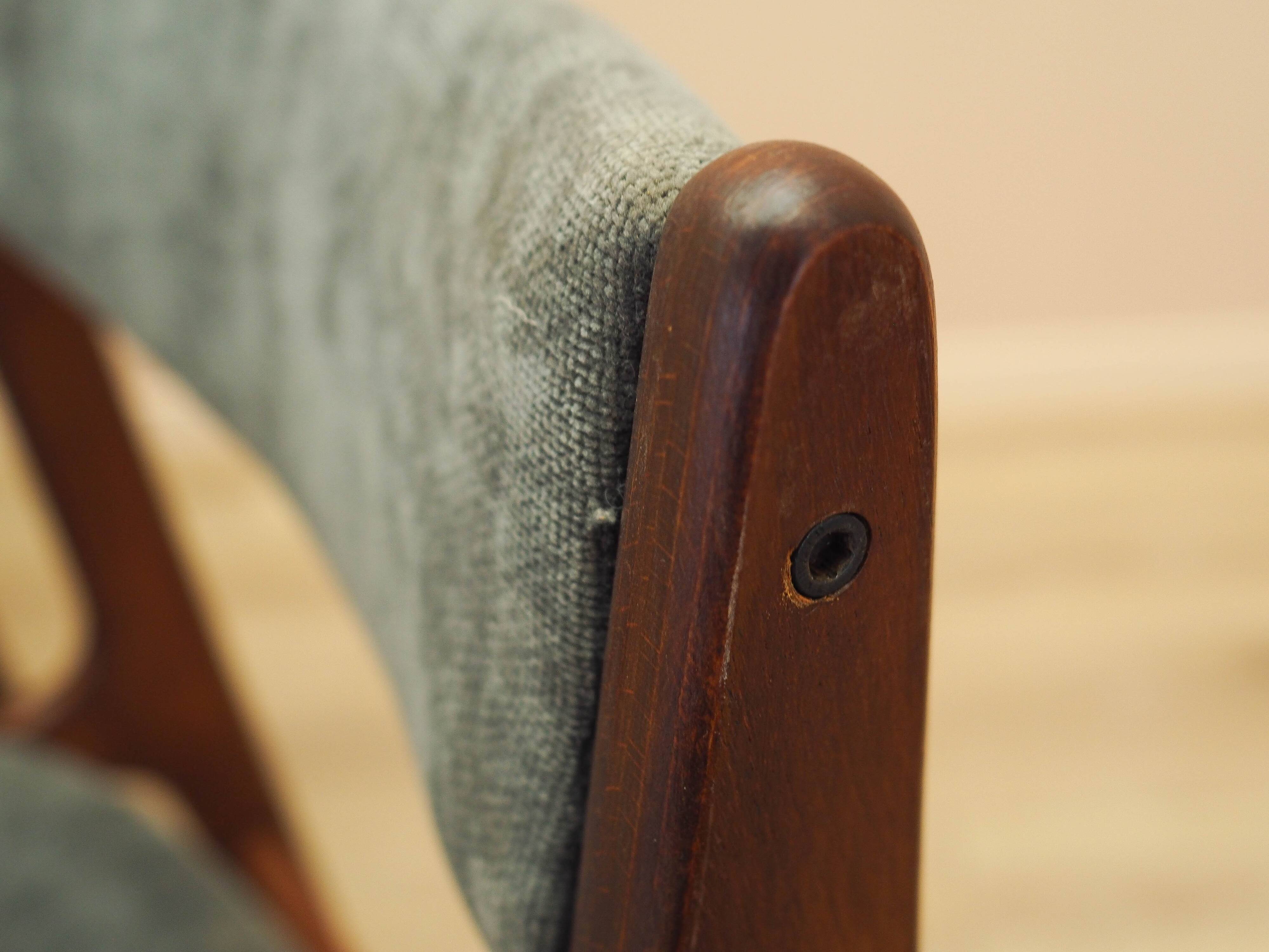 Set of four teak chairs, Danish design, 1970s, made in Denmark
