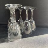 6 verres à porto Baccarat service Molière