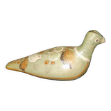 Vintage glazed ceramic bird