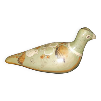 Vintage glazed ceramic bird