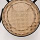 Thonet armchair in bent wood and caning – Czechoslovakia