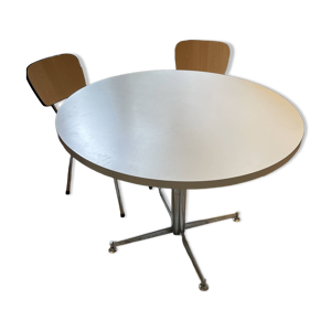 Table ronde vintage ø100cm