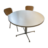 Table ronde vintage ø100cm