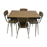 Table in formica - 4 chairs