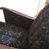 1/2 very beautiful original chairs from the 1950s wings of bald mice