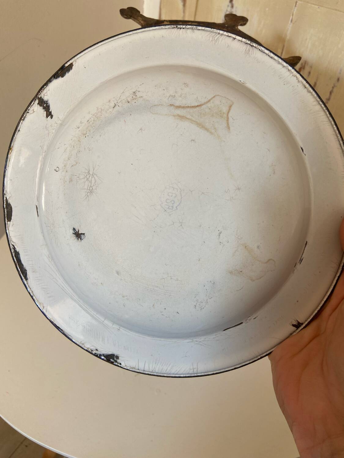 1920s Cast Iron Kitchen Scale - Wirtschafts-Waage