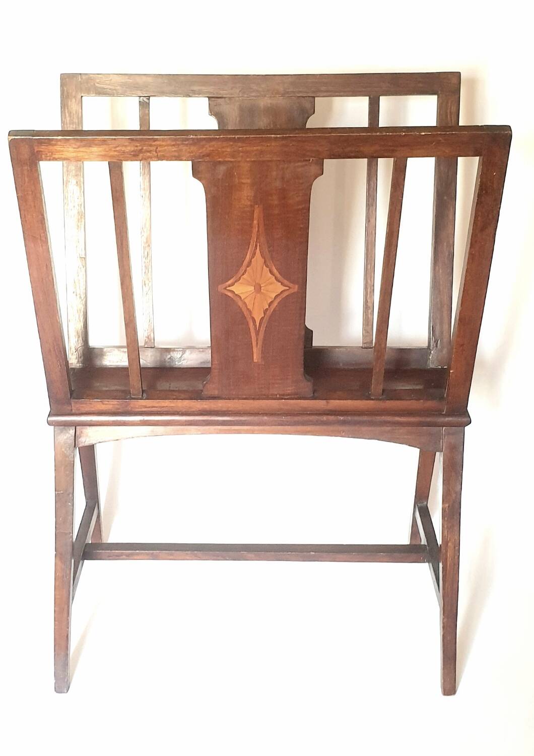 Porte revue ou partition en bois marqueté début XXe