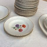 Service de table 29 pièces  Orchies Moulin des Loups - vintage