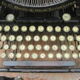 LC Smith typewriter 20 extra wide cart 18 inches