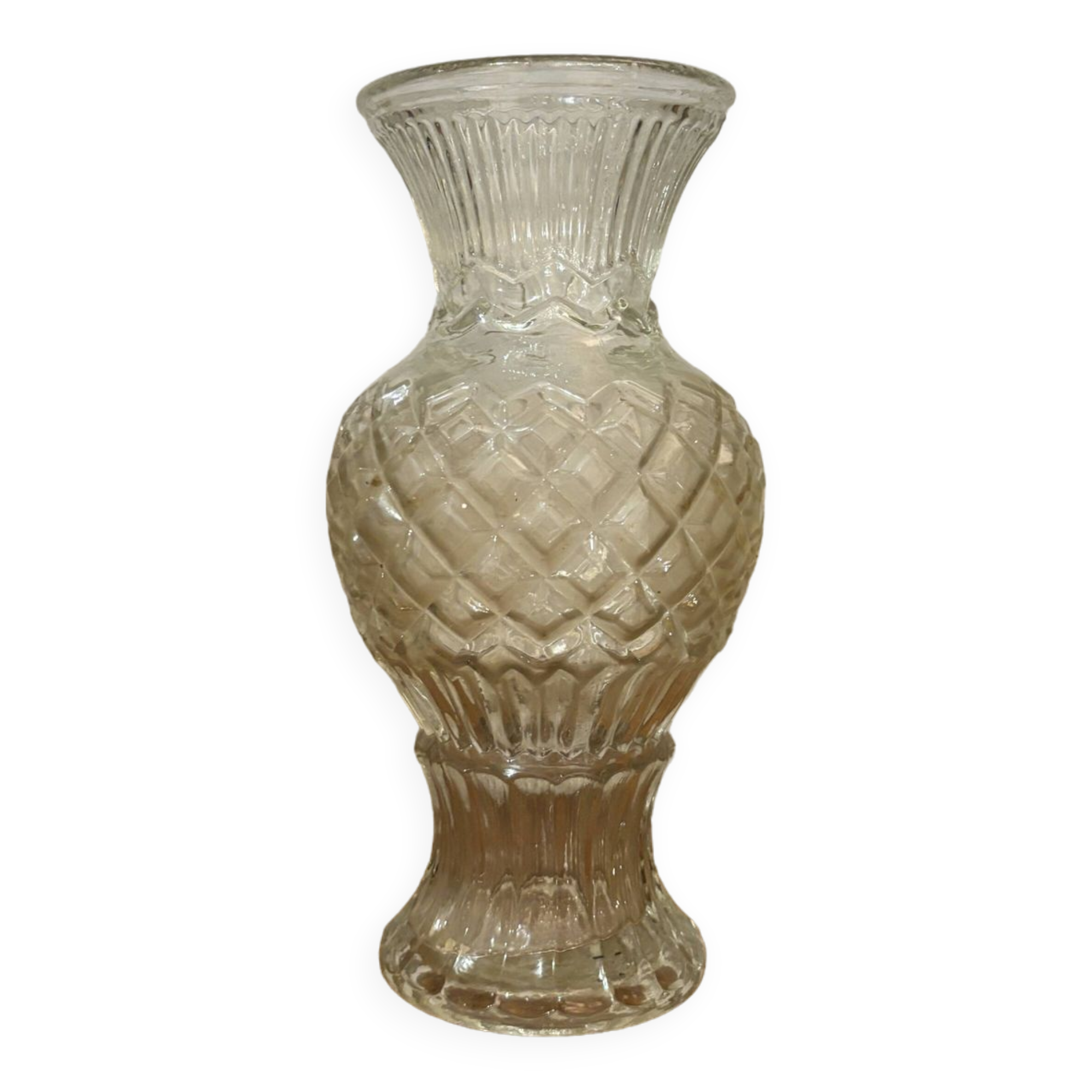60s glass vase