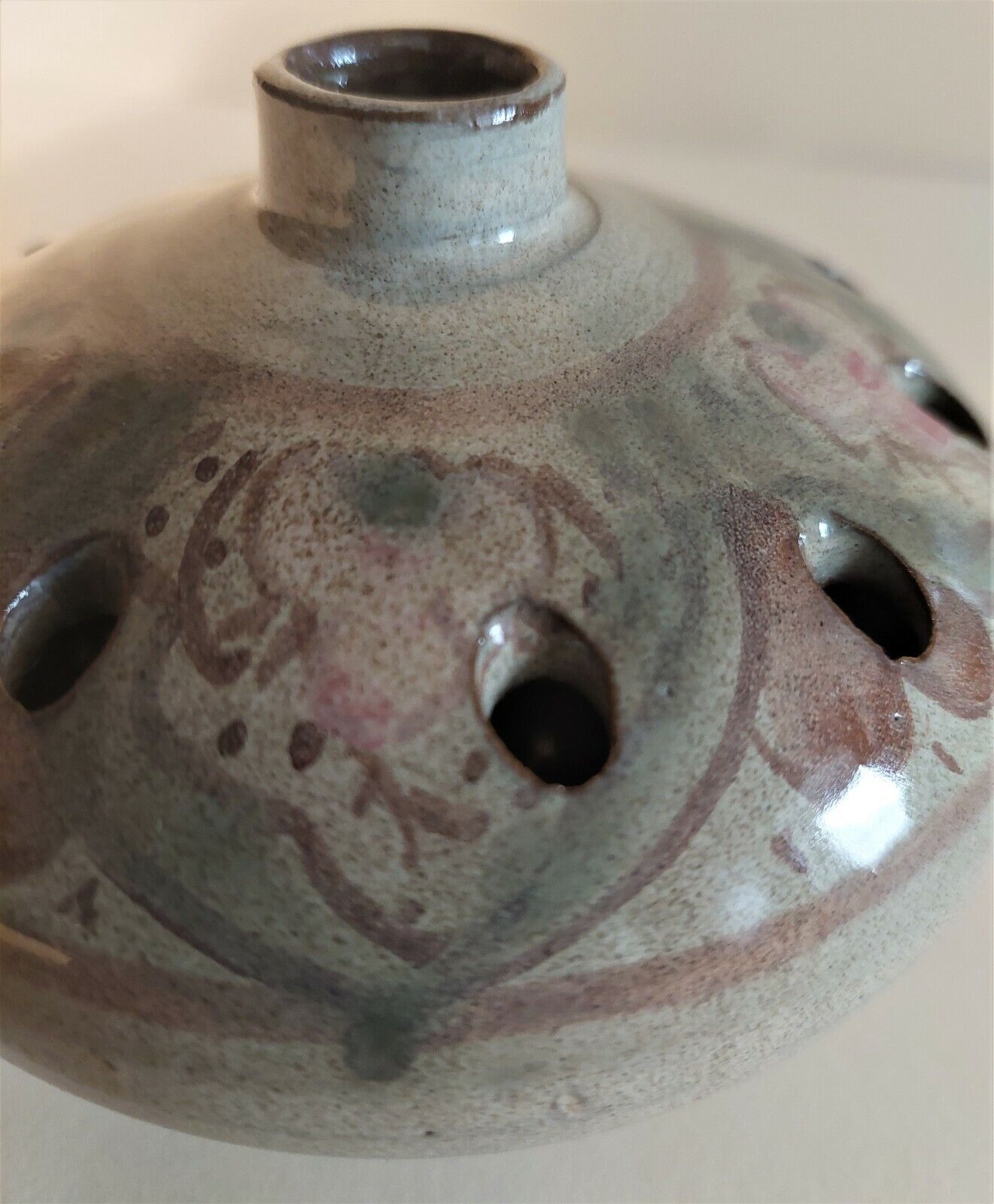 Pique vase flowers ceramic XXth Camnara