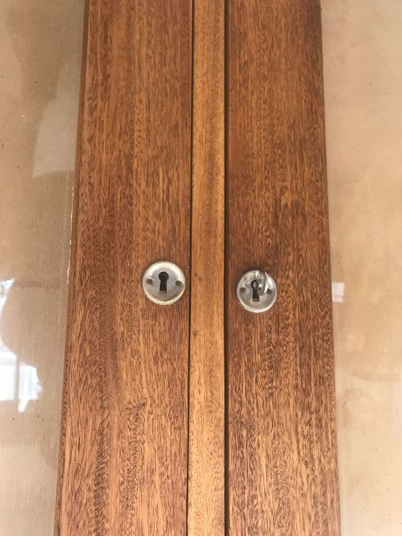 Wooden display window