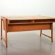Clausen and Maerus Oak Wooden Design President Writing Desk for Eden 1960s