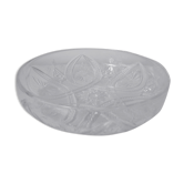 Chiseled crystal bowl
