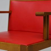 A masterpiece of Italian modernism: eleven Aldo Rossi red Teatro arm chairs
