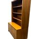 Bibliothèque / vitrine en bois vintage