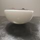 Lampshade old ceiling lamp half globe ball opaline white industrial vintage TBE Ø 20.5 cm