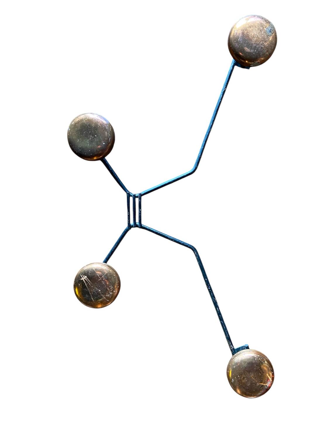 Vintage metal coat rack