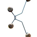 Vintage metal coat rack