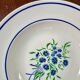 Antique shallow dish in Badonviller earthenware.