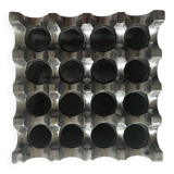 Cendrier midcentury en métal chromé style ultima 15, design 1970