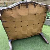 Louis XV style wingback armchair