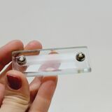 6 Card Holders Name Card Holder Placement At Table Glass And Silver Metal