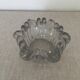 Vintage cast glass ashtray
