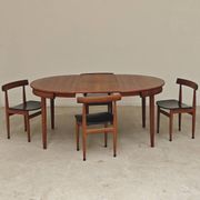 Table de repas et 4 chaises par Hans Olsen pour Frem Rojle  Danemark