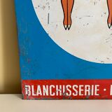 Vintage advertising plate perla service