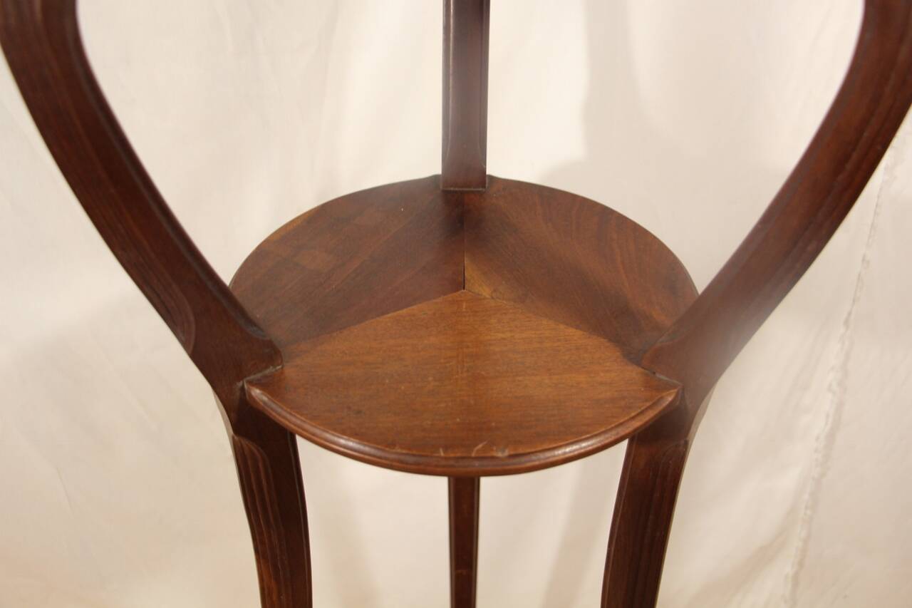 Art Nouveau Side Table in Mahogany Attributed to Majorelle