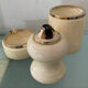 Vintage smoker's set in onyx from the 1970s.