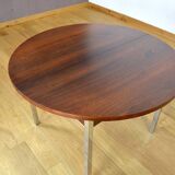 Rosewood and Chrome Dining Table 1960