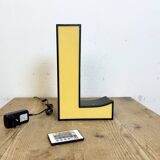 Vintage Illuminated Letter L , 1970s