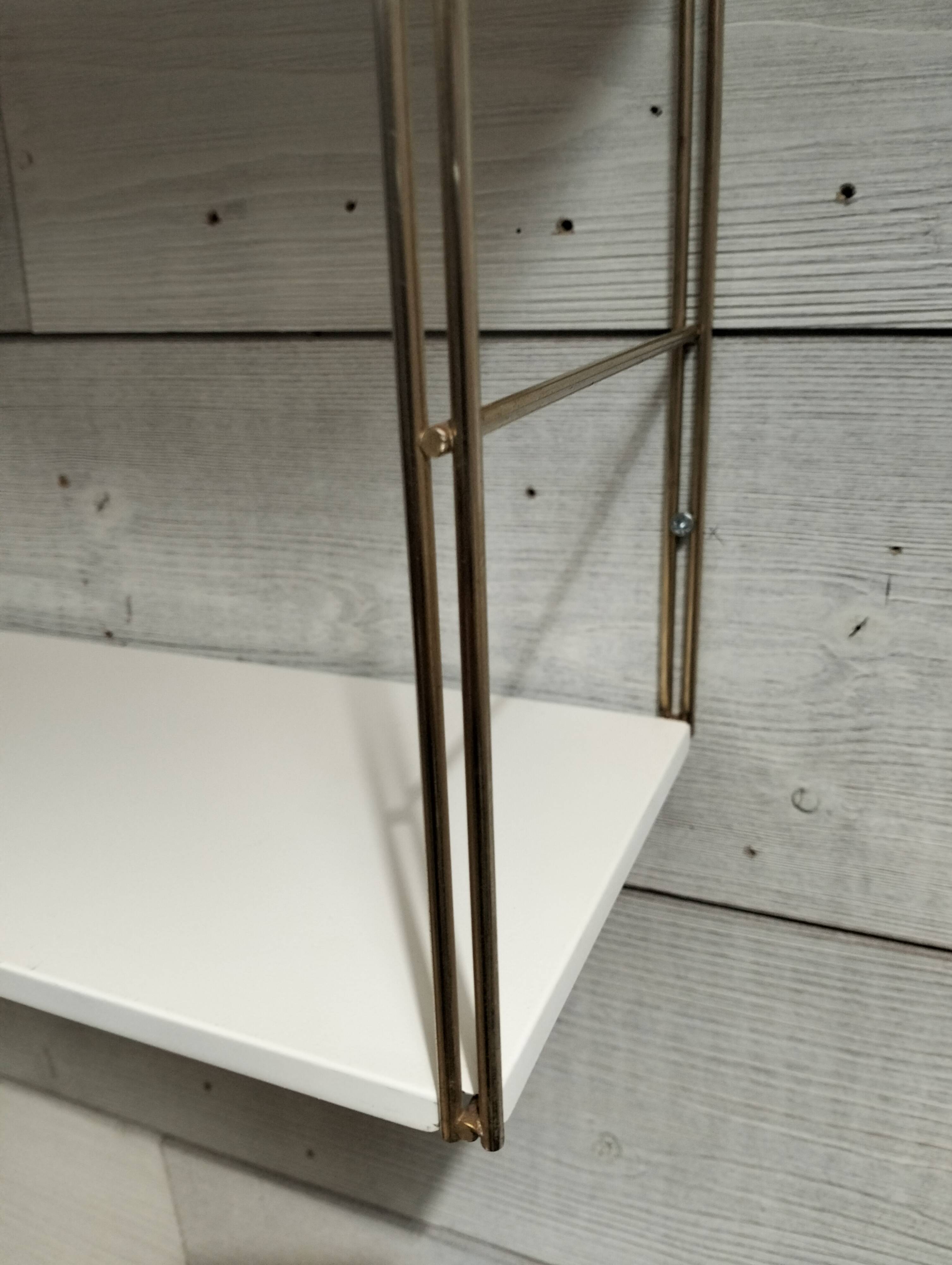 Metal wall shelf