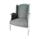 Fauteuil bergère de style Louis XVI restauré