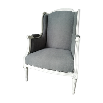 Restored Louis XVI style shepherdess armchair