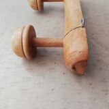 Wooden coat rack