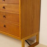 Oak and teak chest of drawers by Børge Mogensen for Karl Andersson & Söner, 1958